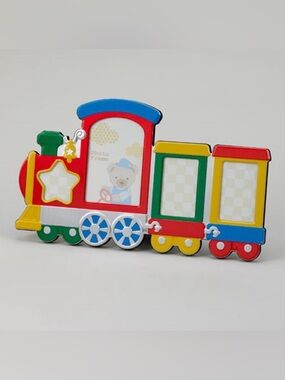 Creative Gifts MULTI COLOR TRAIN PHOTO FRAME HOLDS 4
13.25"W x 7.75"L